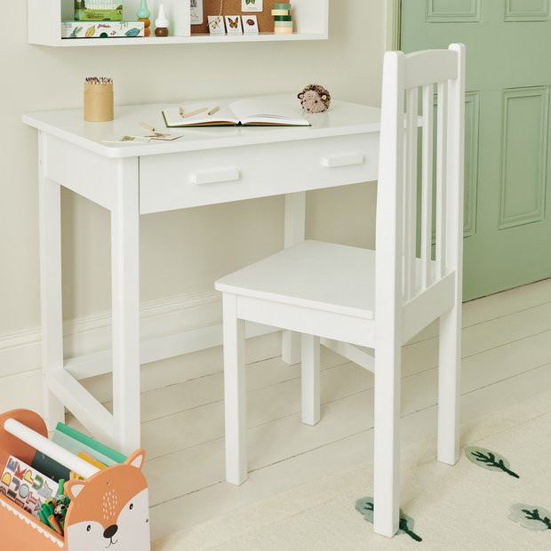 Buy Great Little Trading Company Nelson Desk Chair - White | Kids tables and chairs | Argos | argos.co.uk
