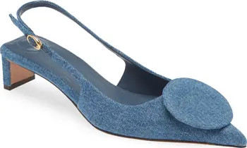 Jacquemus Mismatched Pointed Toe Slingback Pumps (Women) | Nordstrom | Nordstrom