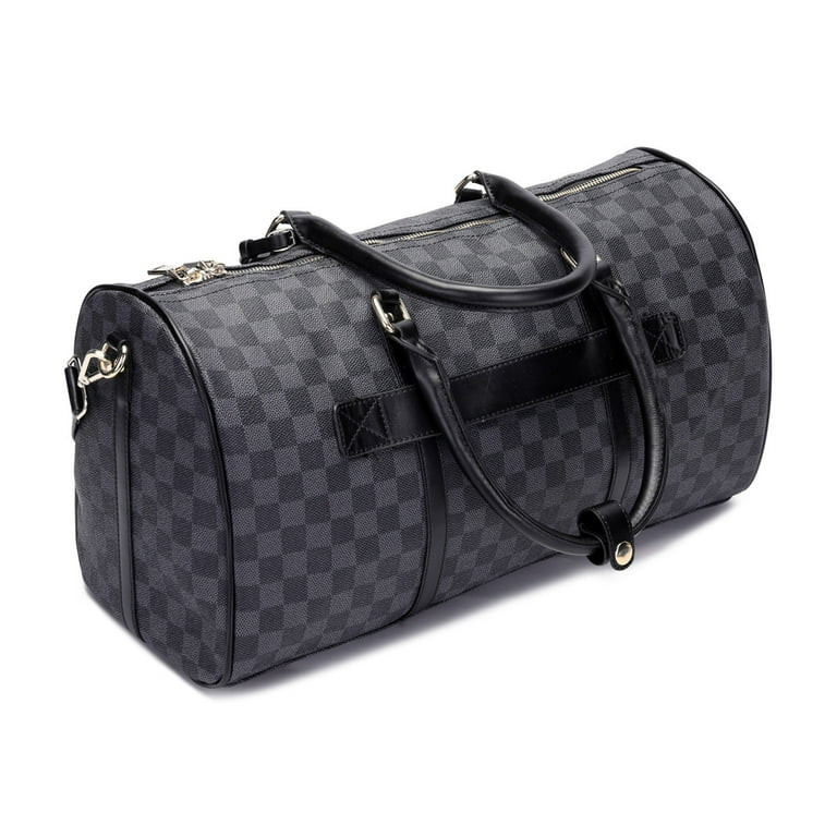 TWENTY FOUR Checkered Bag Travel Duffel Bag Weekend Overnight Luggage Shoulder Bag For Men Women ... | Walmart (US)