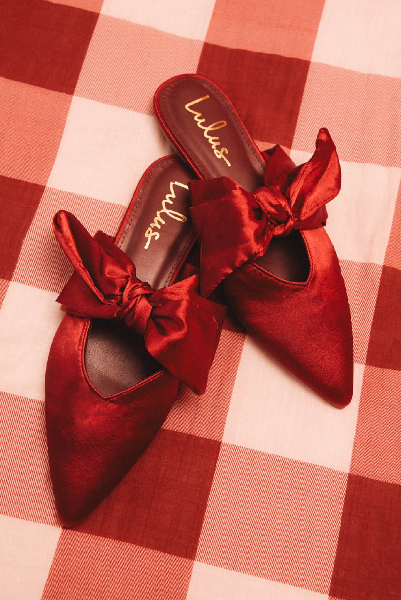 Holiday shoes, red silk flats for Christmas outfit 

#LTKHoliday #LTKshoecrush #LTKfindsunder50