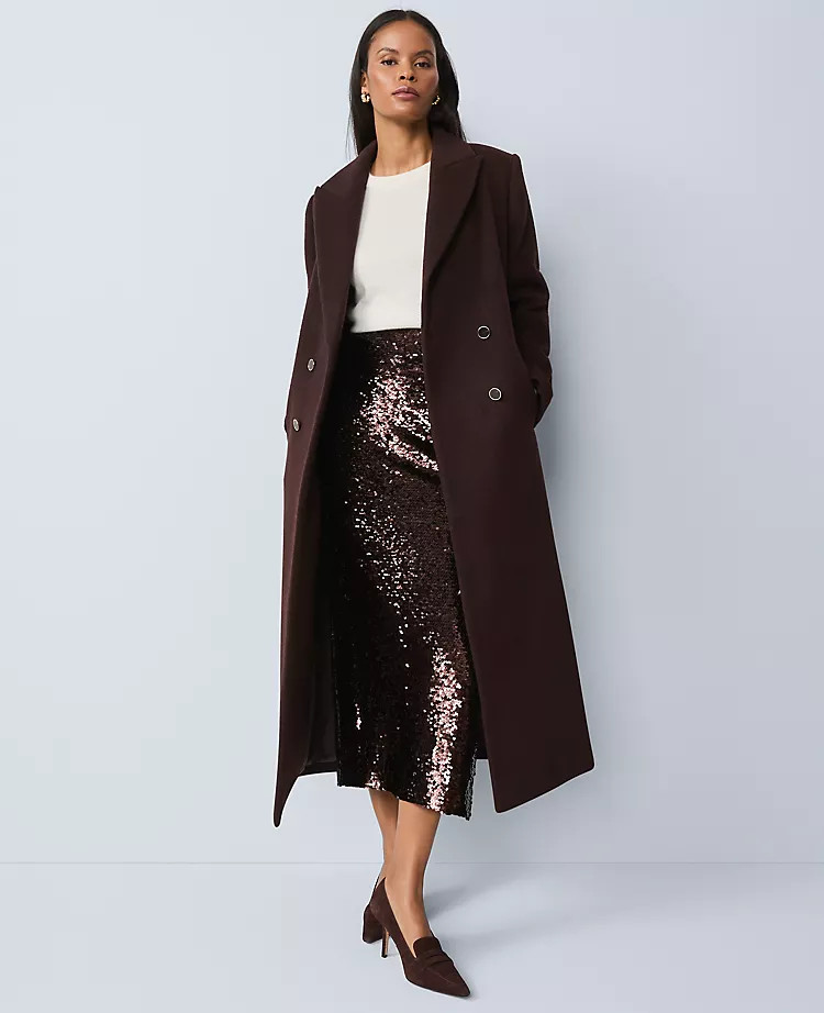Studio Collection Sequin Pencil Skirt | Ann Taylor