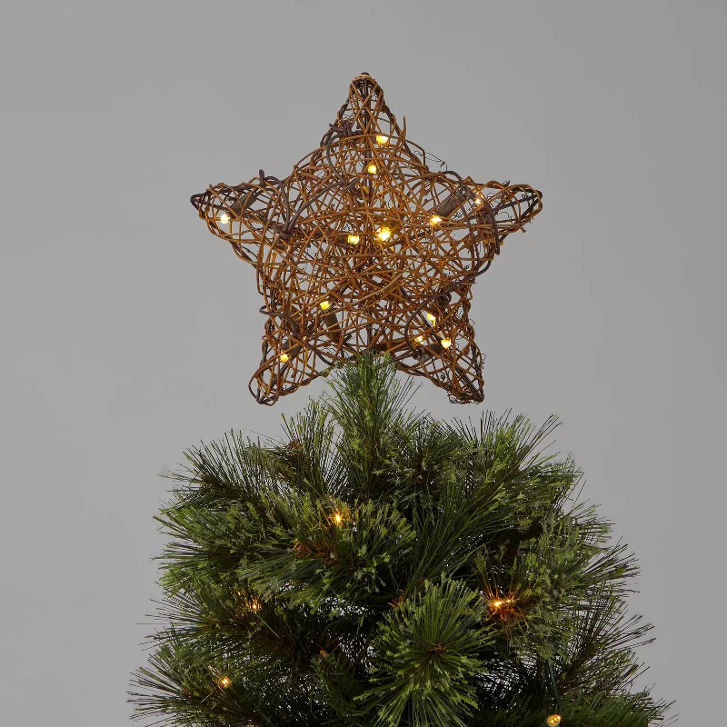10in LED Lit Grapevine Star Tree Topper - Wondershop™ | Target