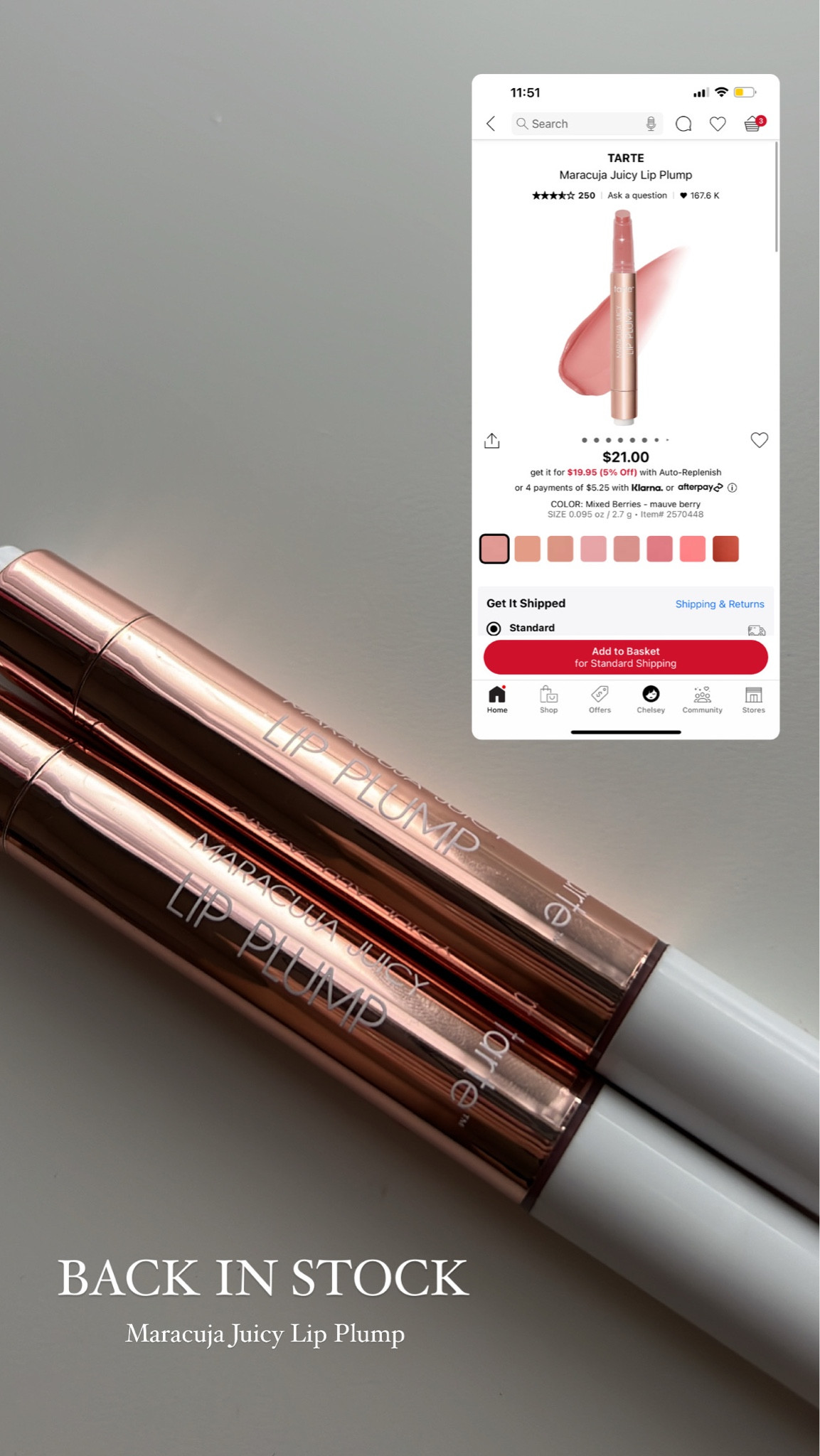 Tarte Maracuja Juicy Lip Plump is back in stock!!! My favorite shades are cherry blossom, white peach, & mixed berries. 🫶🏼

#lipplumper
#liplove
#tartejuicylip

#LTKunder50 #LTKHoliday #LTKbeauty