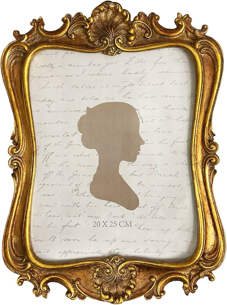 AELS 8x10 Inch Vintage Picture Frame, Elegant Antique Photo Frames with Glass Front, Photo Displa... | Amazon (US)