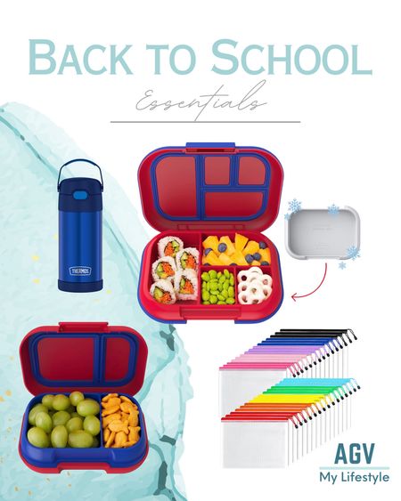 Back to school essentials - bentgo boxes, water bottles, pouches, labels...

#LTKBacktoSchool #LTKunder50 #LTKkids