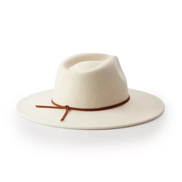 Women's Sonoma Goods For Life® Felt Fedora with Suede Band | Kohl's