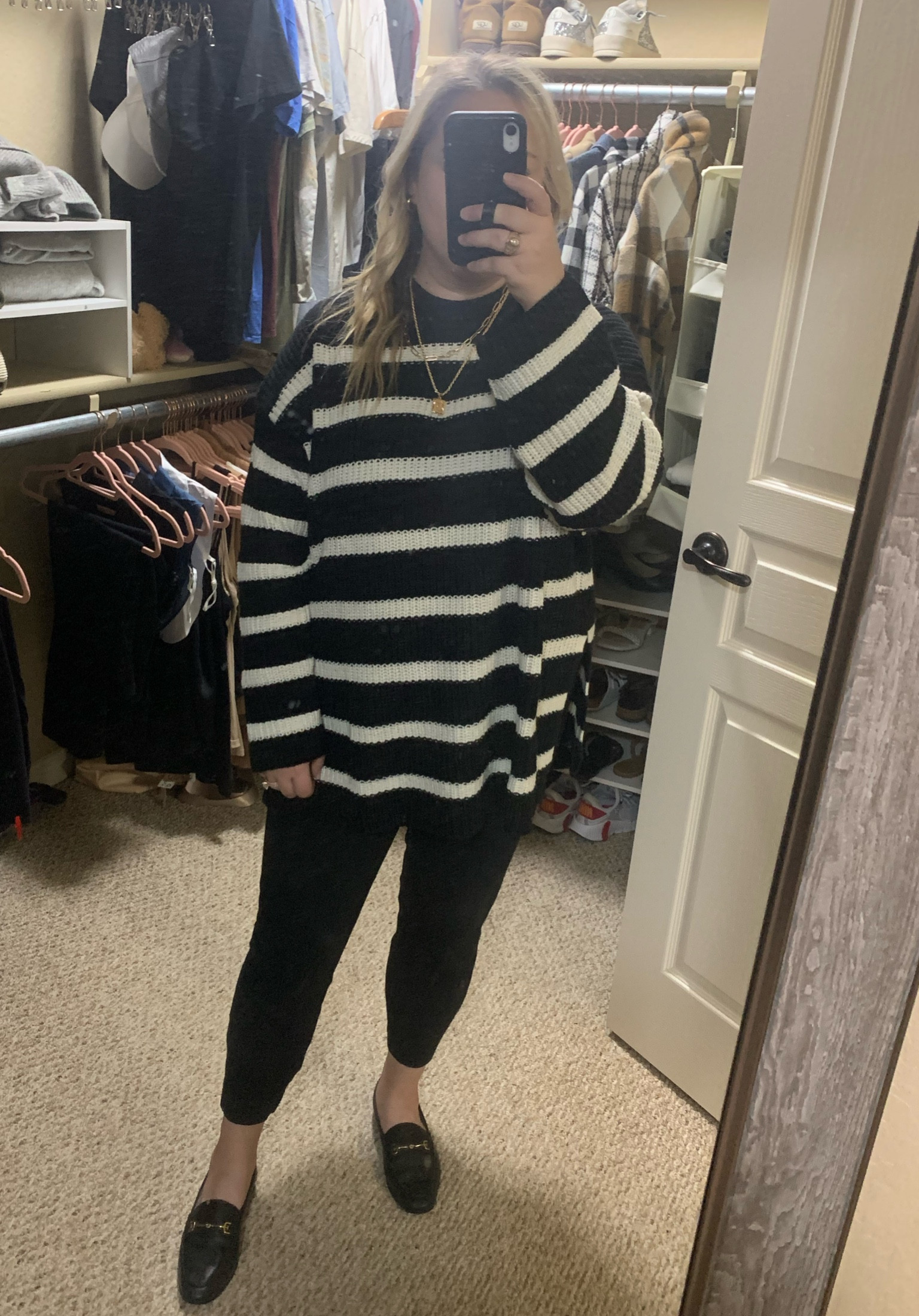 Midsize workwear, mid size workwear, midsize work wear, mid size work wear, striped sweater, striped jumper, business casual, workwear capsule 

#LTKcurves #LTKworkwear #LTKstyletip