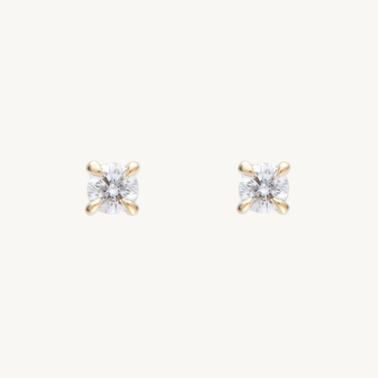 Angel Hair Diamond Stud Earrings, Sparkler (single) | Catbird