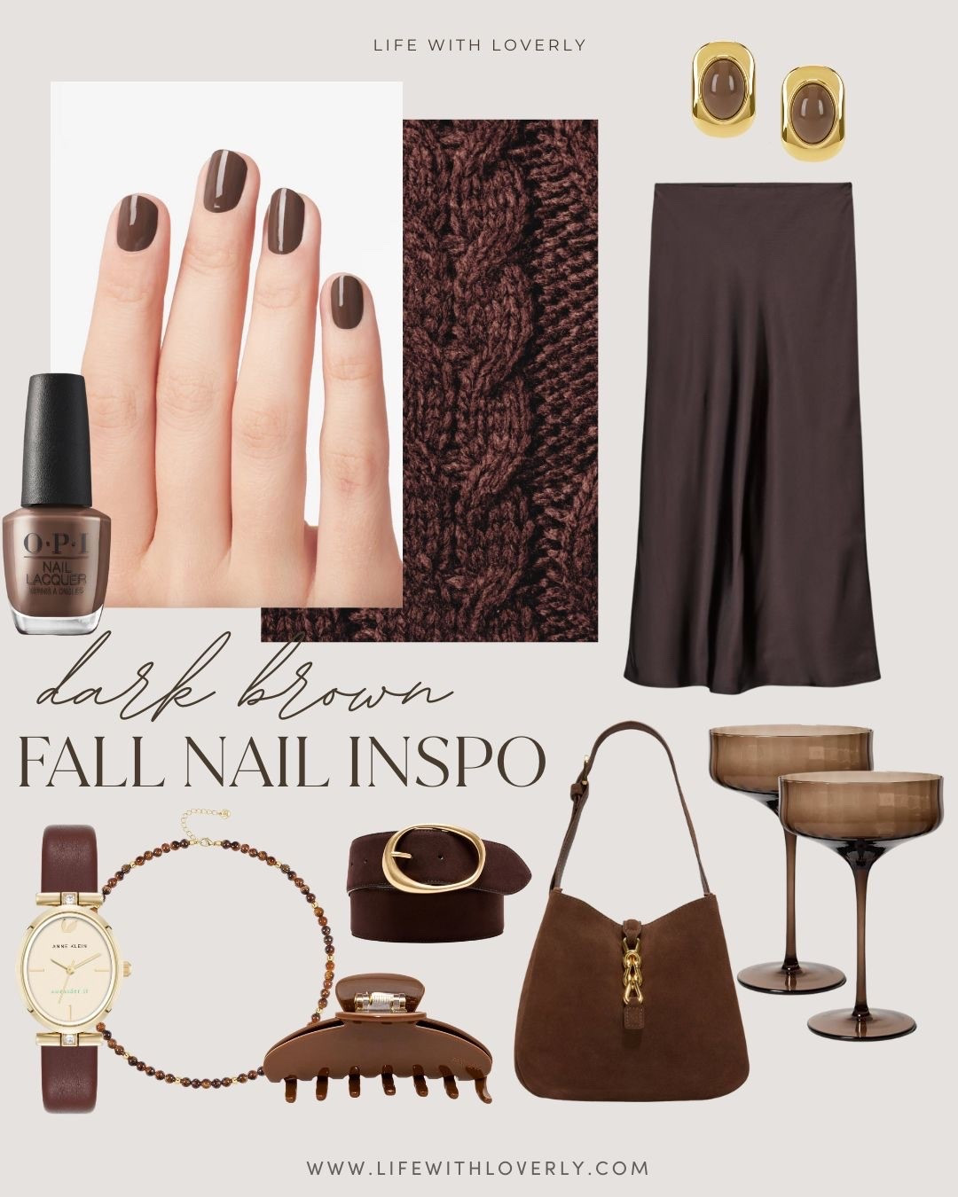 Rich chocolate nails are trending for fall 🍫 everything here is luxe, warm and wearable. 

Life with loverly, dark brown nails inspo, chocolate brown aesthetic fashion, brown fall style inspo 

#LTKSeasonal #LTKFindsUnder100 #LTKBeauty