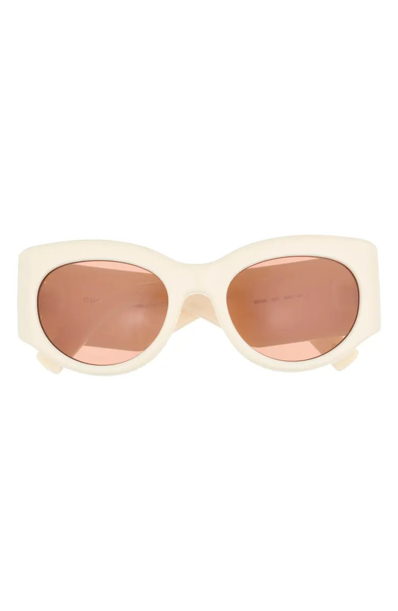 53mm Modified Cat Eye Sunglasses | Nordstrom Rack