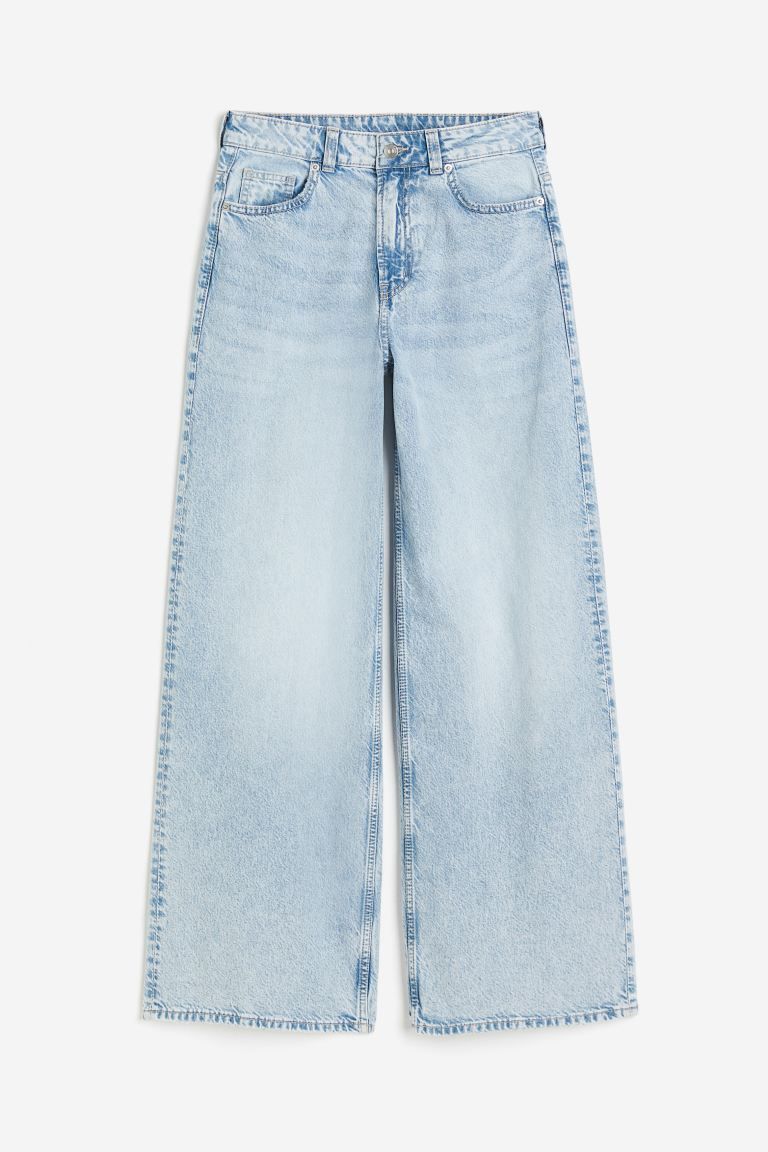 Baggy Regular Jeans - Pale denim blue - Ladies | H&M US | H&M (US + CA)
