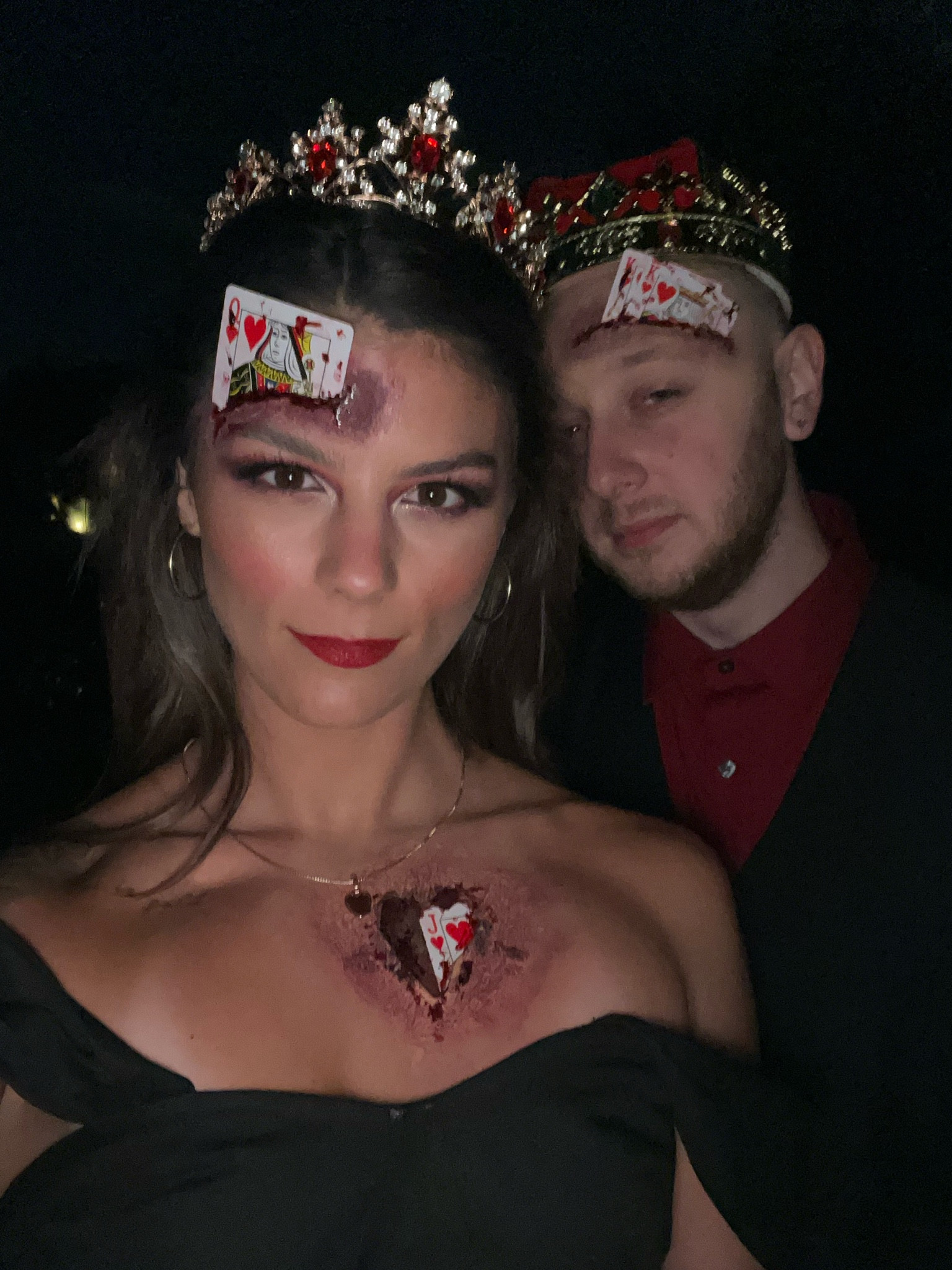 Queen and King of Hearts Halloween Couples Costume DIY

Couples costume, Halloween costume, DIY costume, scary costume idea

#LTKSeasonal #LTKHalloween #LTKparties