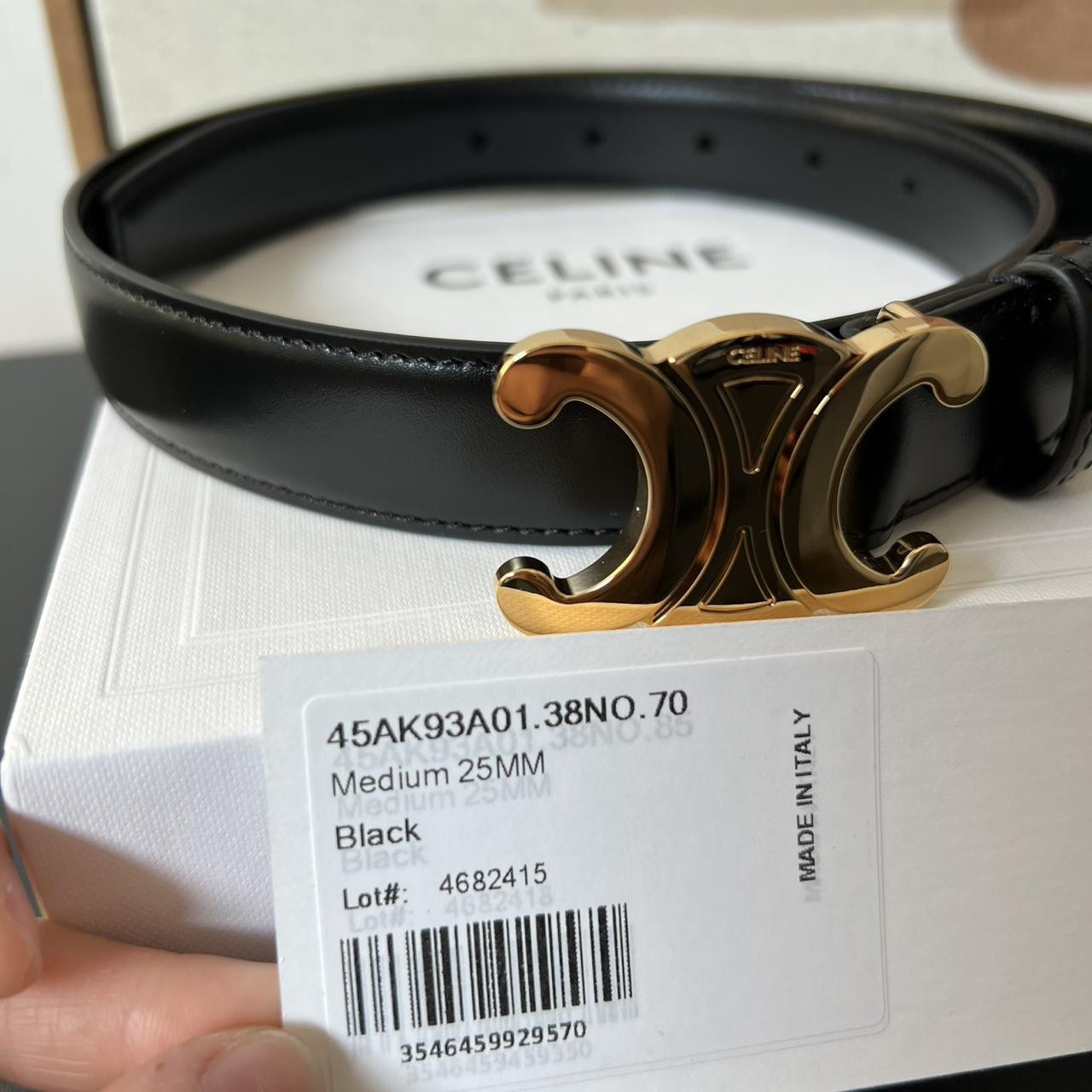 CELINE Women's Belt - Black | Depop US