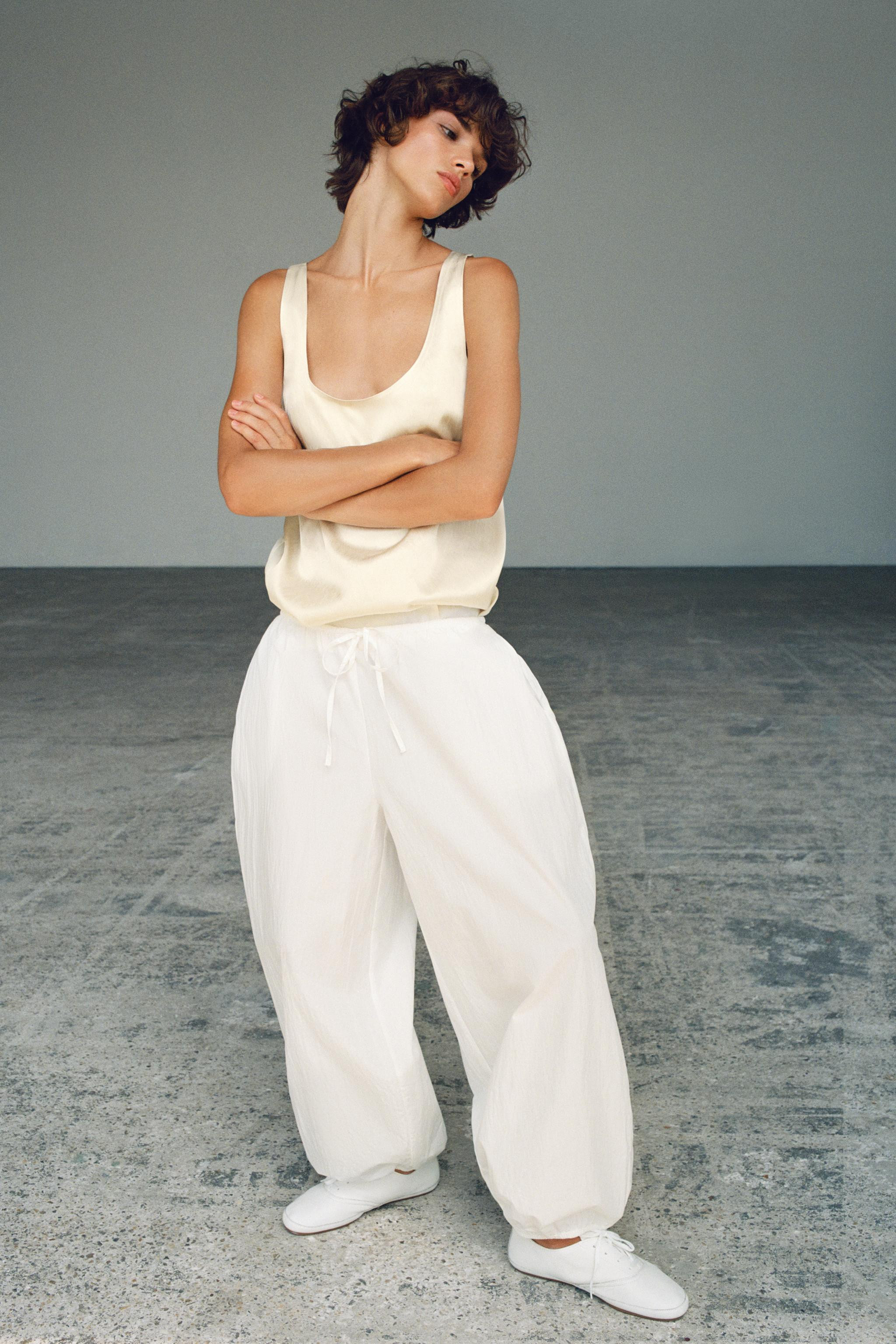 SATIN EFFECT TANK TOP | Zara US
