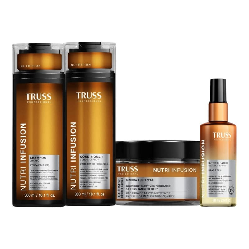 Kit Truss Nutri Infusion
             - Shampoo 300ml + Condicionador 300ml + Máscara 180g + Ól... | Beleza Na Web (BR)
