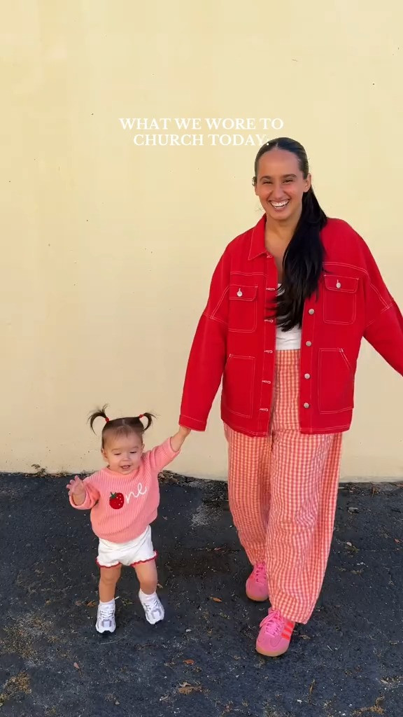 Berry family outfit theme to church this week!! 

Family outfit | strawberry | denim | jeans | baby outfit | toddler outfit | adidas | free people  

 #LTKSeasonal #LTKStyleTip #LTKFamily