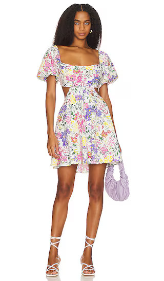 Clarita Dress in Pink & Yellow Multi Floral | Revolve Clothing (Global)