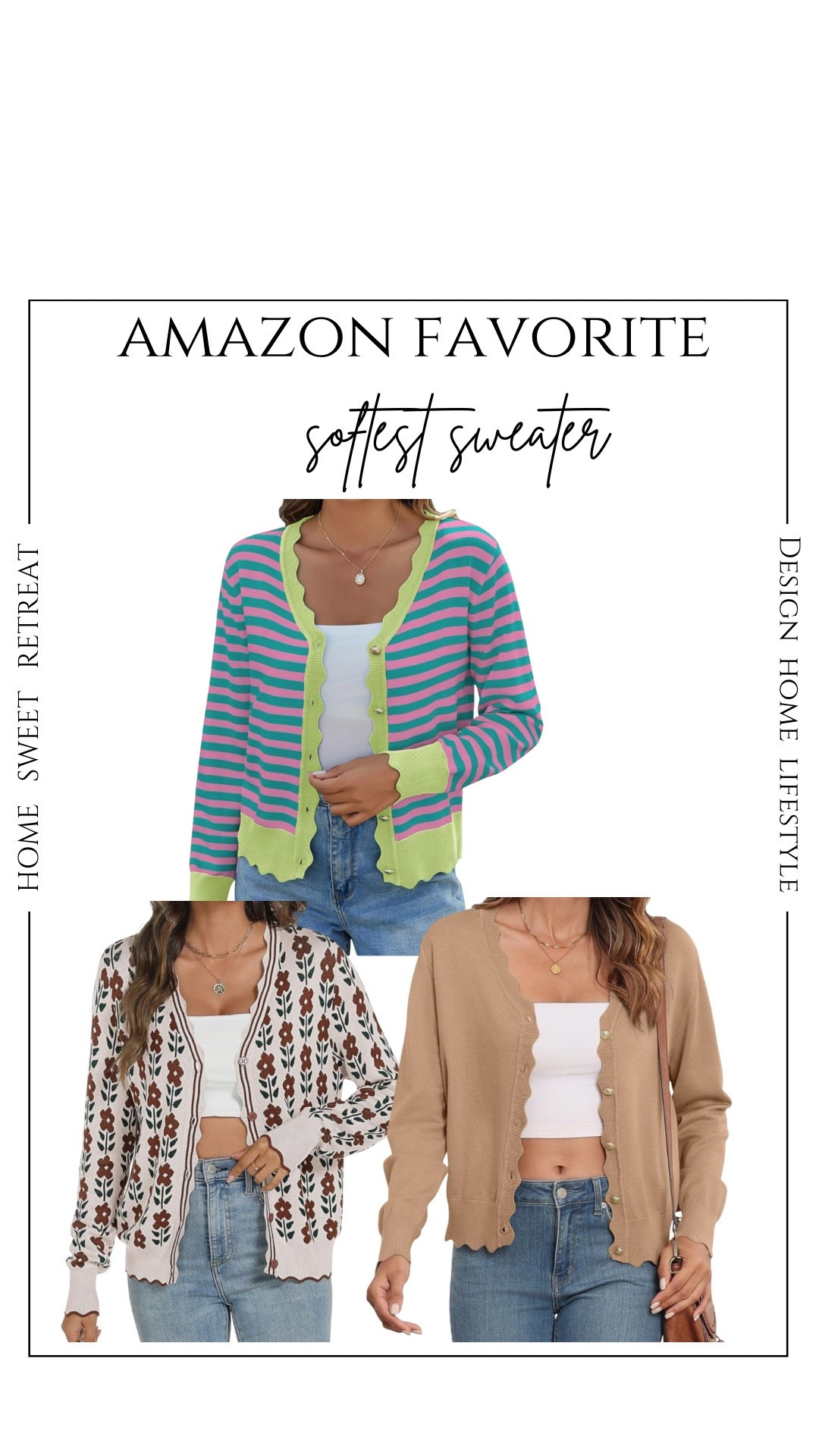 Obsessed with this amazon sweater! It’s sooo soft and stretchy and comes in many colors and styles. It fit true to size and i might just need more  

#LTKStyleTip #LTKHome #LTKSaleAlert