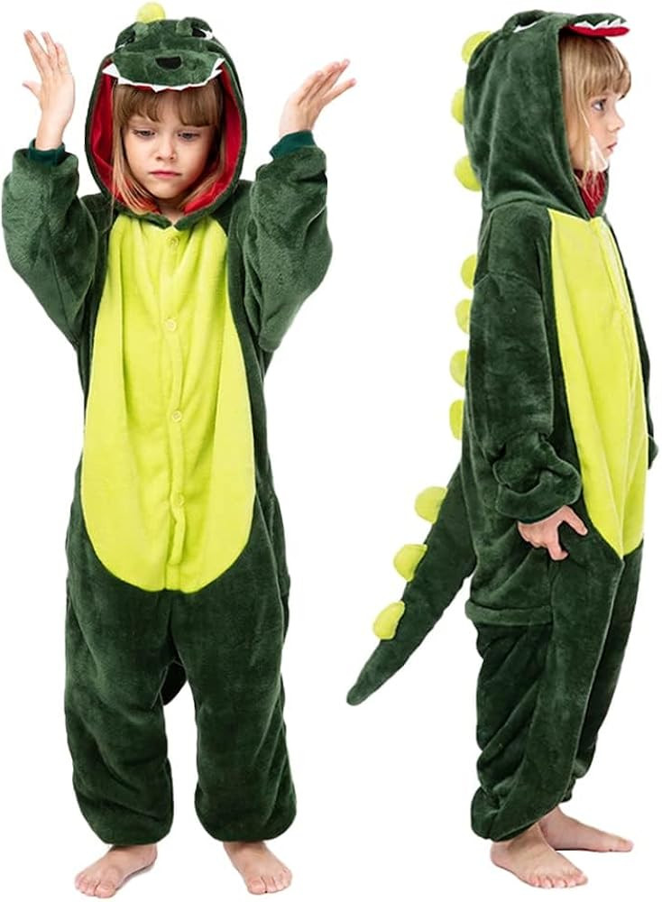 Seawhisper Kids Dinosaur Costume Toddler Halloween Animal Fancy Jumpsuit Onesie Boy Girl | Amazon (US)