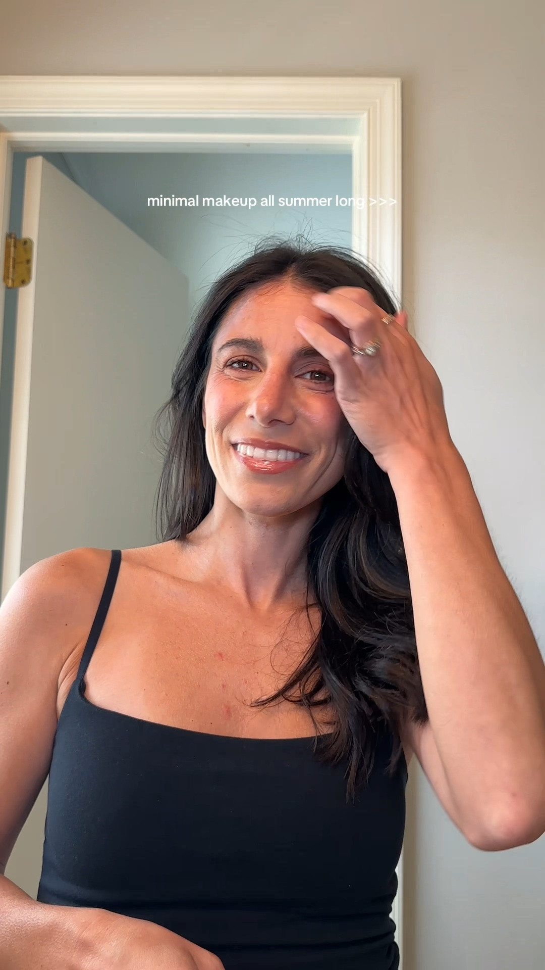 My go to easy and minimal summer makeup routine

Kosas under eye concealer
Lux unfiltered beauty balm in sunset
NARS powder bronzer is Laguna
Summer Fridays lip balm in vanilla

Makeup routine, over 30 beauty, over 30 makeup, over 30 mom, mom makeup, mom style, summer beauty, summer glowy makeup

#LTKselfcare #LTKBeauty #LTKgrwm