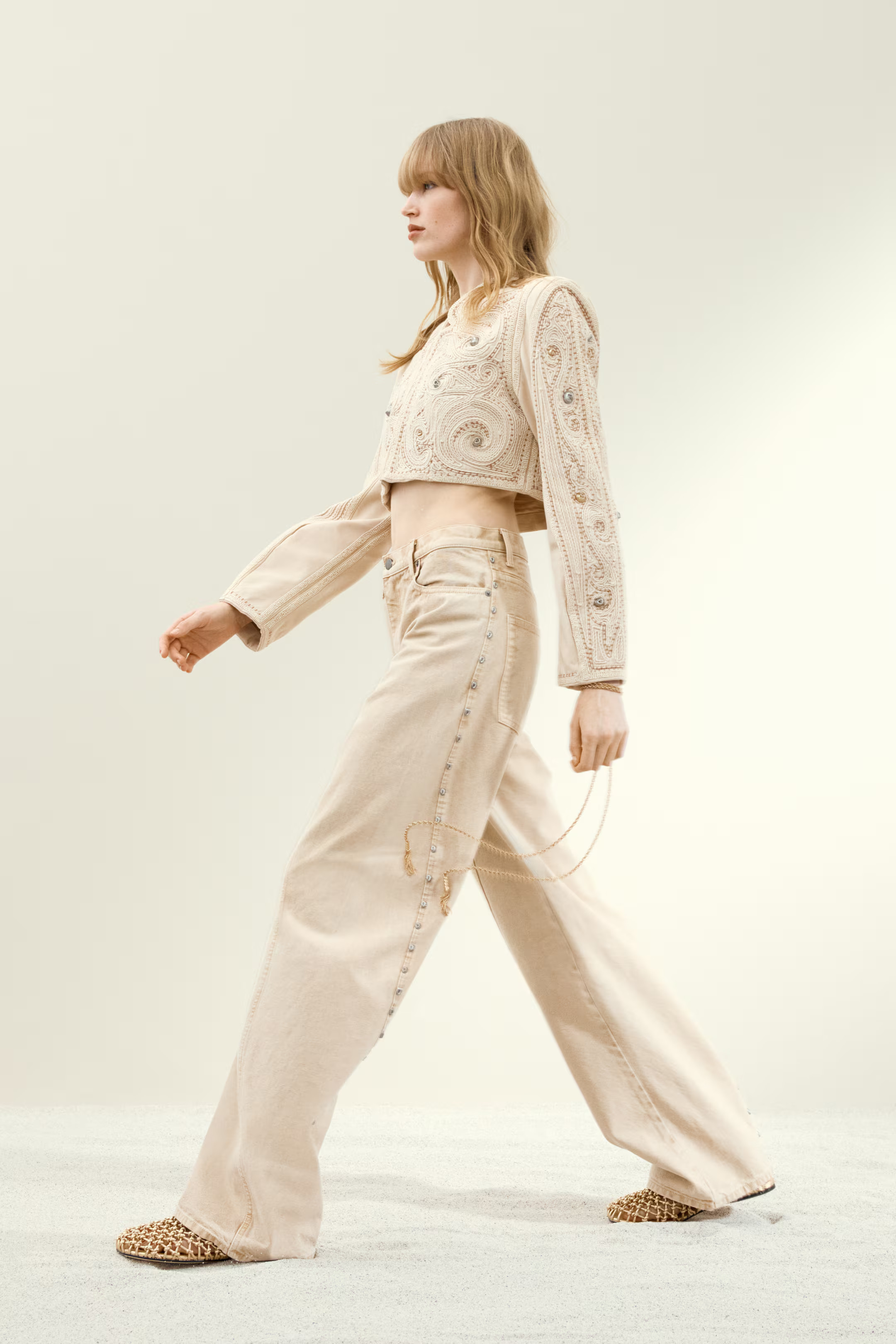 - Baggy canvas trousers - Beige - Ladies | H&M GB | H&M (UK, MY, IN, SG, PH, TW, HK)