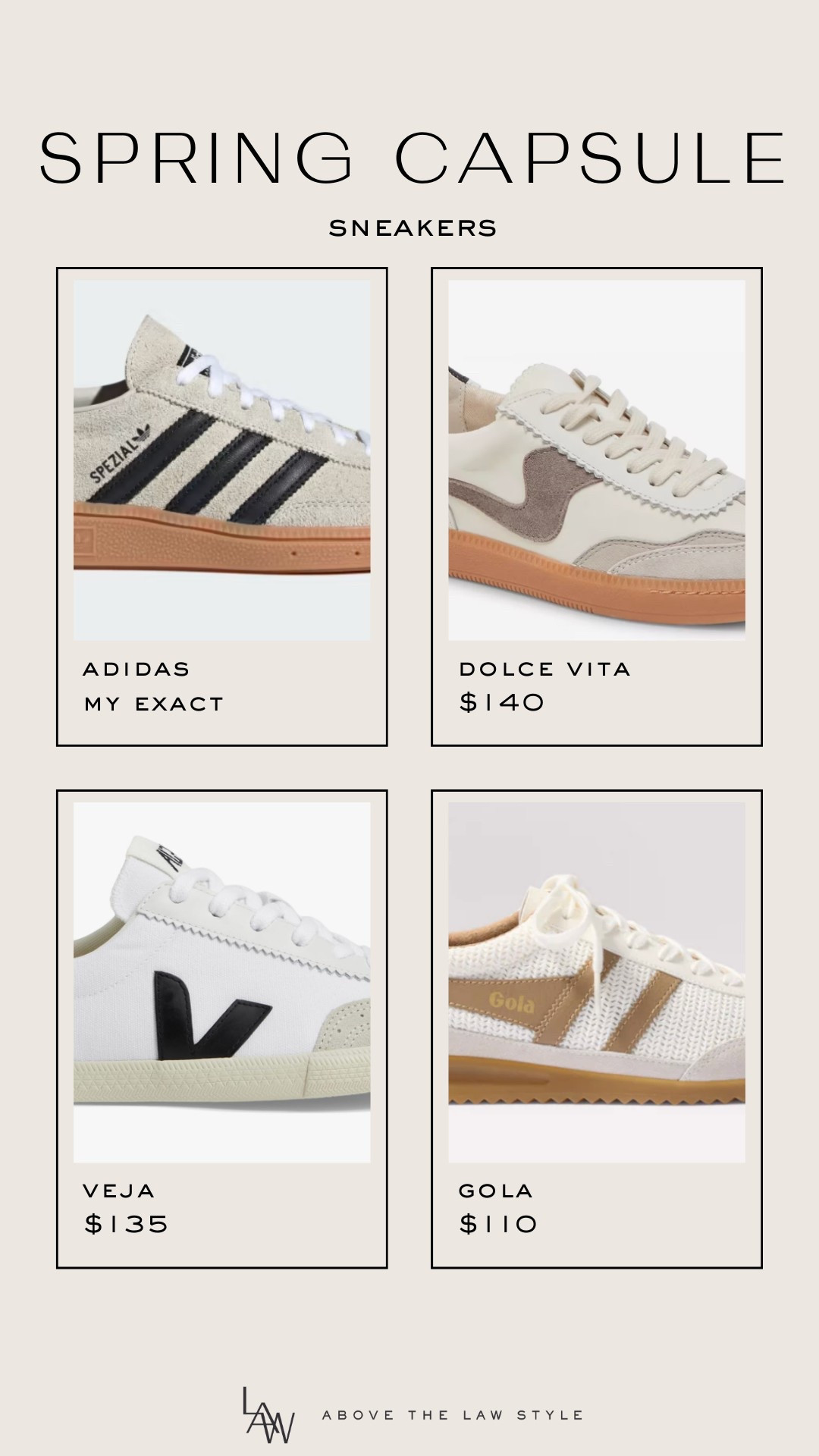 Spring Capsule: Sneakers

#LTKFindsUnder50 #LTKShoeCrush #LTKFindsUnder100