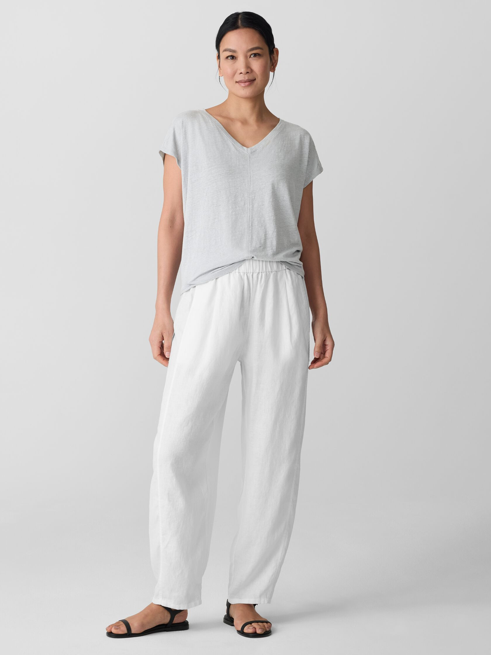 Organic Linen Lantern Pant | Eileen Fisher