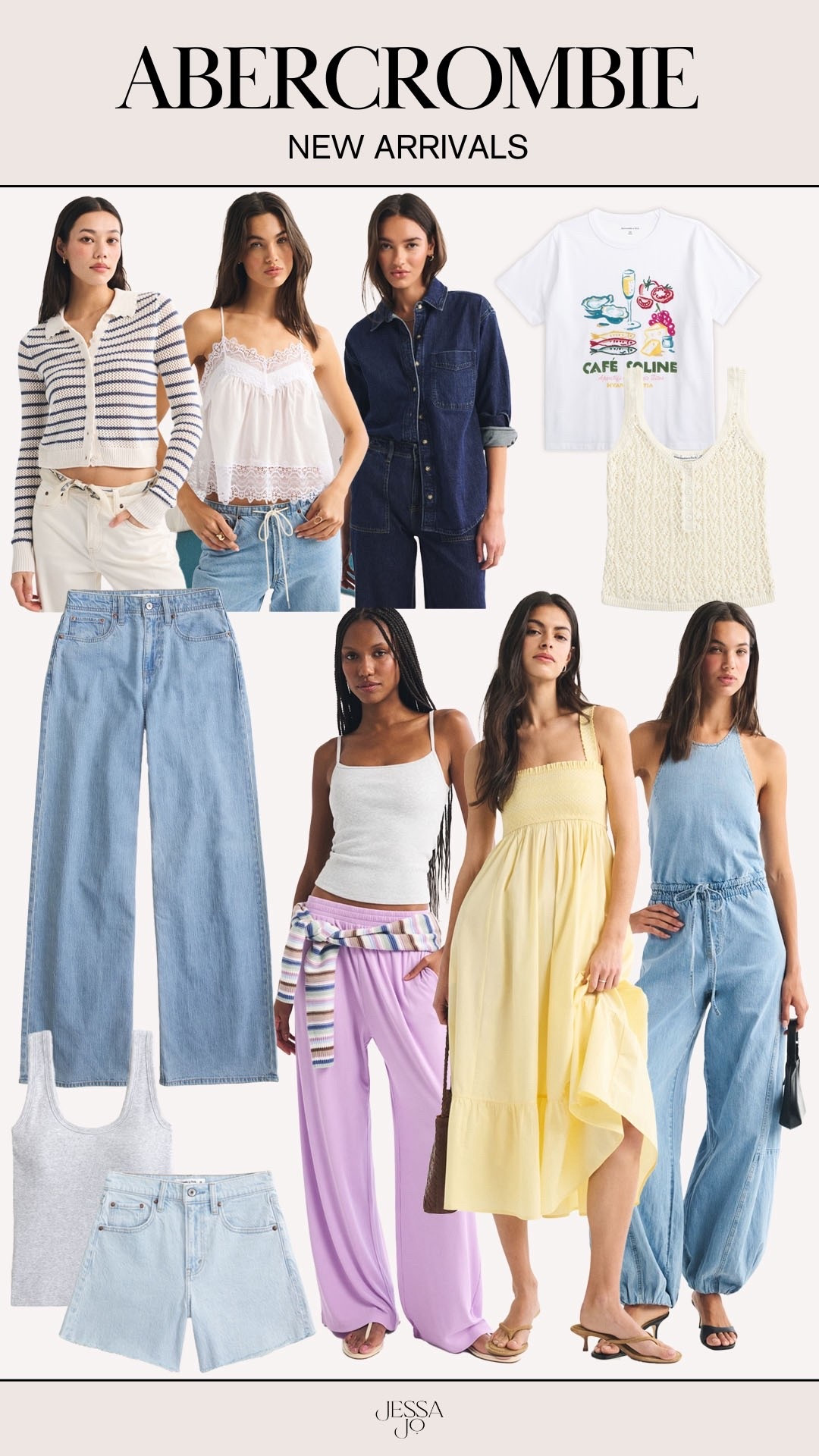 Abercrombie new arrivals. Abercrombie spring style. Abercrombie denim. Trending spring style. Spring sweater. Trendy spring outfit idea. Spring sweats  

#LTKSeasonal #LTKootd #LTKSaleAlert