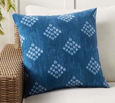 Nixie Printed Indoor Outdoor Pillow | Pottery Barn (US)