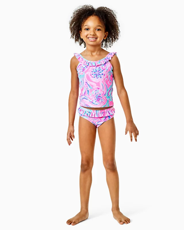 UPF 50+ Girls Kinsey Tankini | Lilly Pulitzer