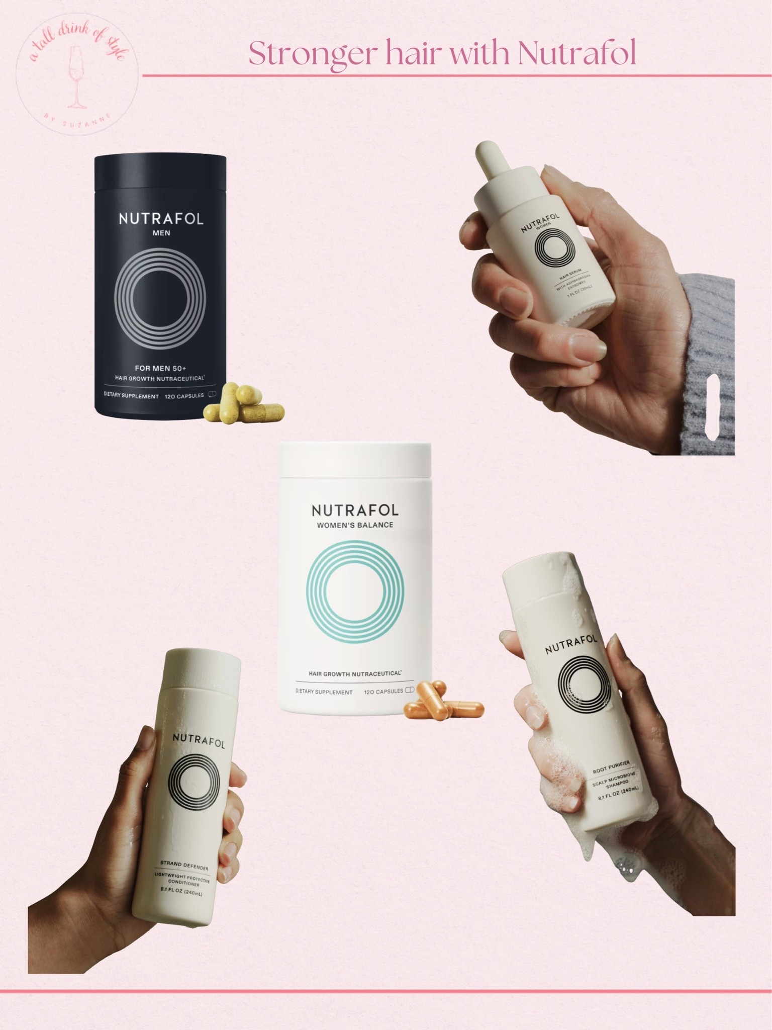 Stronger hair with Nutrafol! 

Here are some of my daily and weekly must haves from Nutrafol. 

This regimen has helped my hair so much.

#LTKgrwm #LTKselfcare #LTKOver40