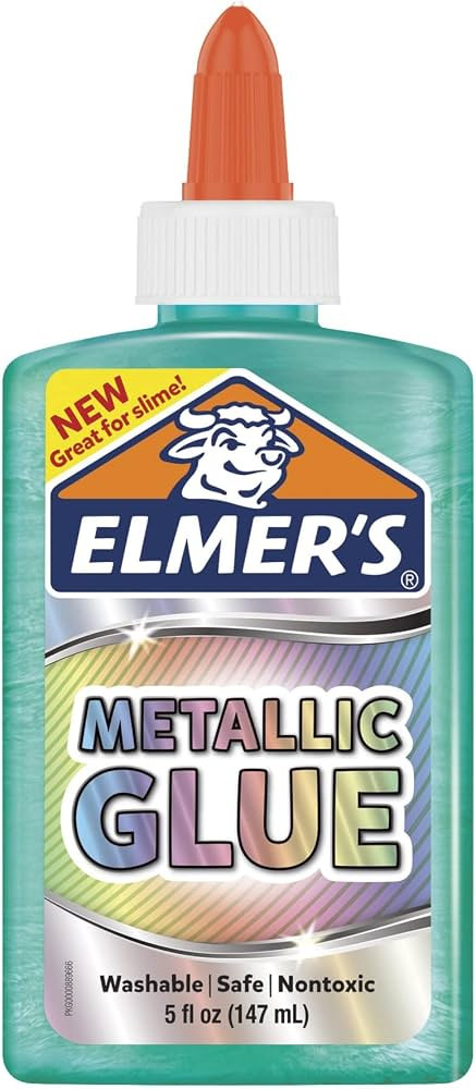Elmer's Metallic School Glue, 5 Ounces, Teal | Amazon (US)