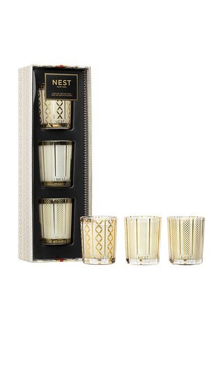Festive Votive Trio Set in Holiday, Birchwood Pine, Crystallized Ginger & Vanilla Bean | Revolve Clothing (Global)
