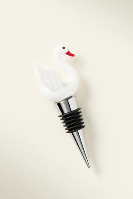 Swan Pond Life Bottle Stopper | Anthropologie (US)