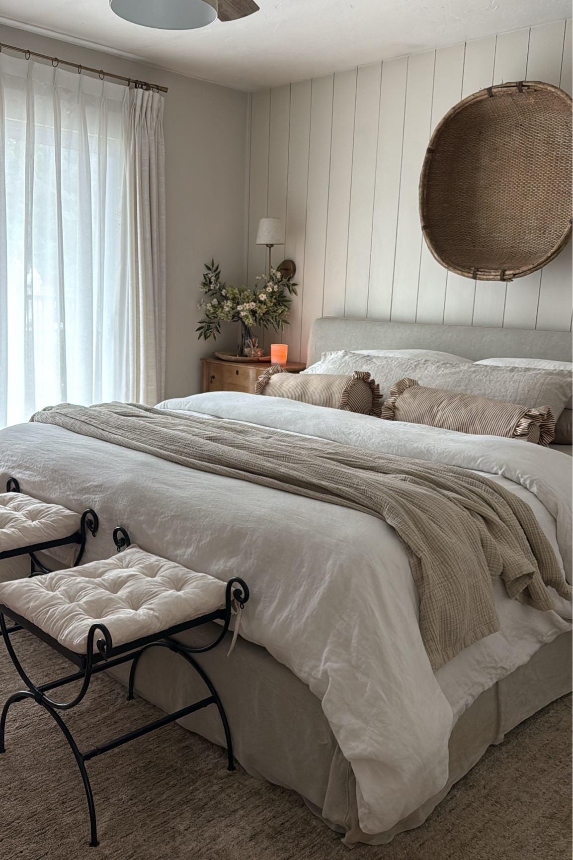 New @Quince quince bedding for my master bedroom. I paired the bamboo sheets in dune with the linen duvet cover in ivory for a light and airy summer look! #quincepartner 

#LTKHome #LTKSeasonal
