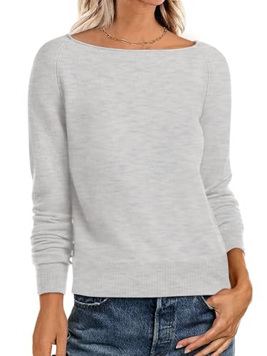 ANRABESS Womens Long Sleeve Rolled Neck Casual Soft Lightweight Basic Pullover Sweater Top 2025 F... | Amazon (US)