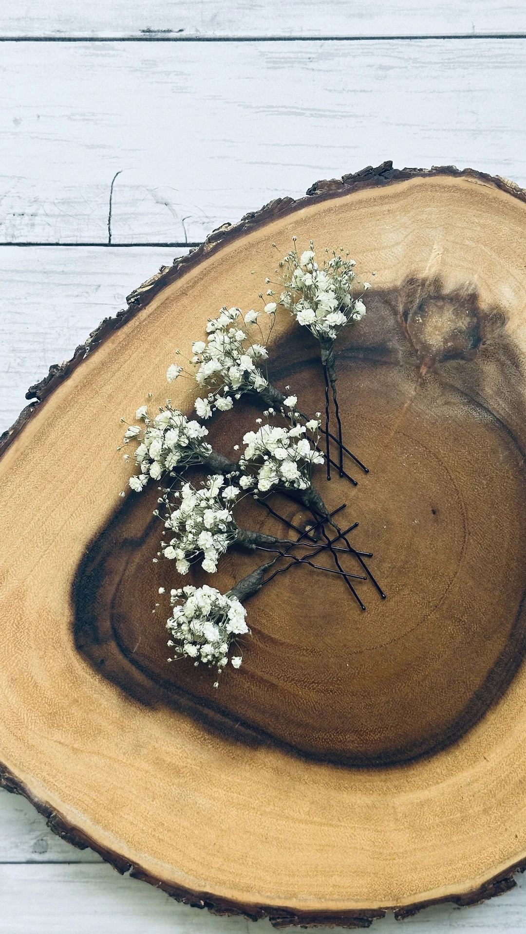 6 Hair Pins Gyp, Baby's Breath Flowers, Gypsophila Hair Pins, Dried Flowers - Etsy | Etsy (US)