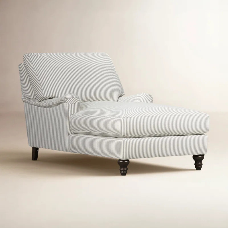 Walters Upholstered Chaise Lounge with Recessed Arms | Wayfair North America