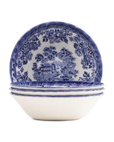 Set Of 4 Tonquin Blu Bowls | TJ Maxx