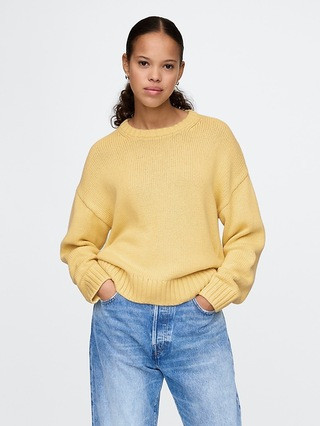 100% Cotton Relaxed Sweater | Gap (US)