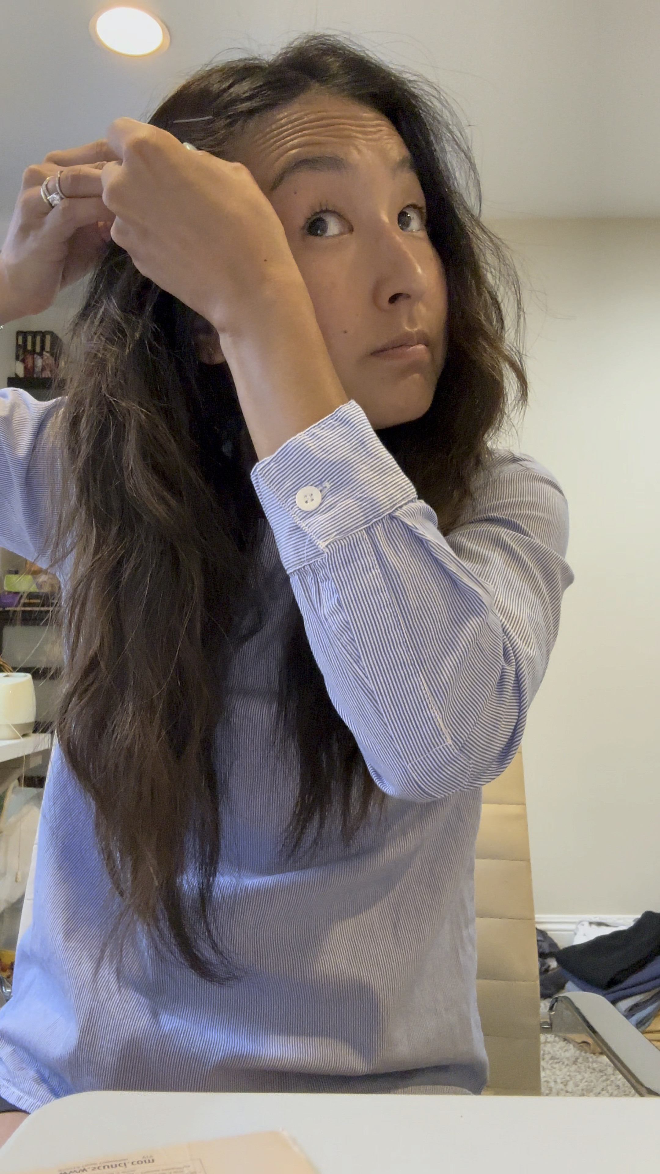 Just sharing a quick hairstyle that I do on mornings where I’m pressed on time. I braid my hair the night before to have a more controlled wave and then just simply line one side behind my ears #hairtutorial #getreadywithme #grwm 

#LTKWorkwear #LTKVideo #LTKBeauty