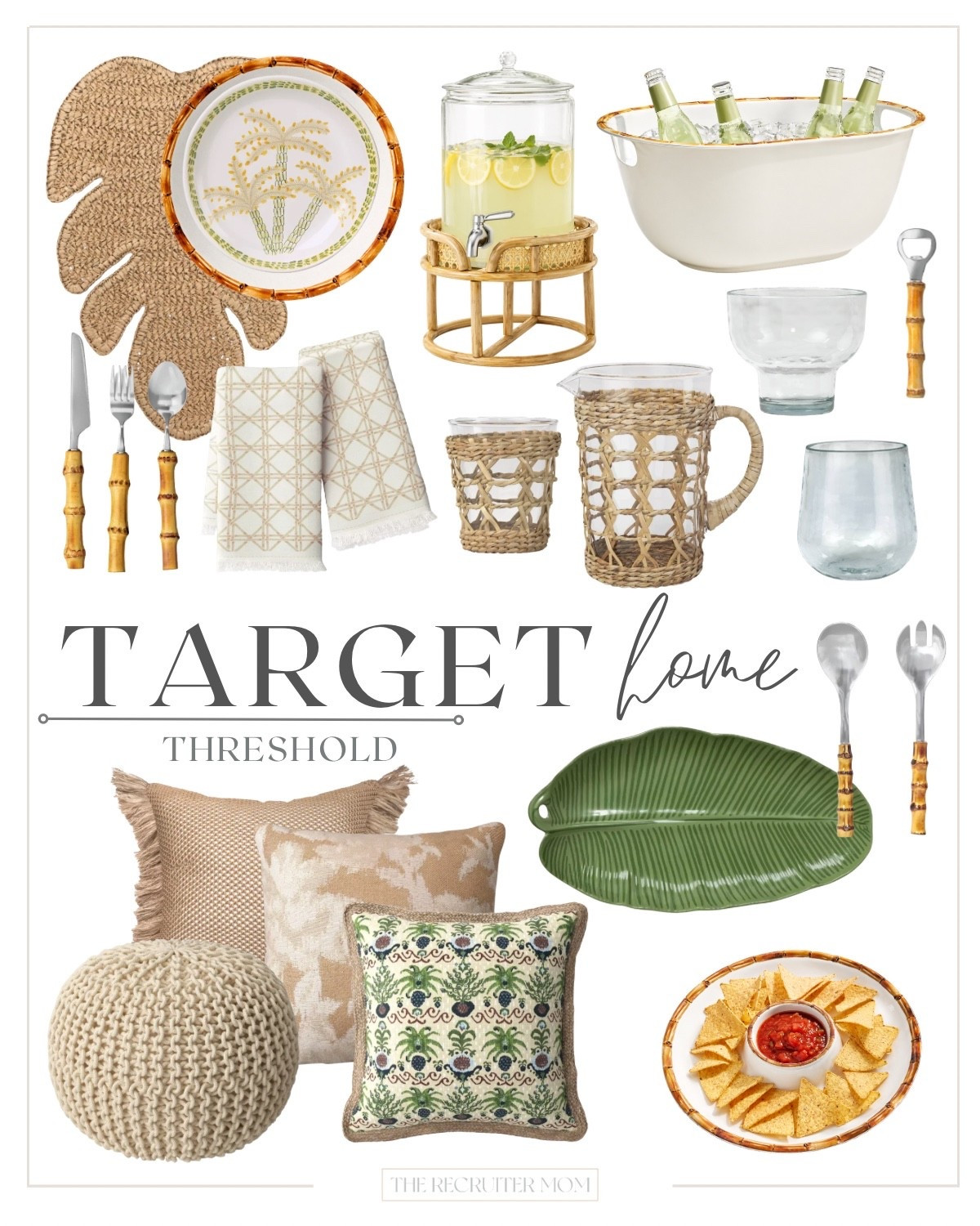 Tropical vibes incoming — Threshold at @target is giving all the summer entertaining energy we've been craving. 🌴🌊

From bamboo flatware to leaf-shaped serving dishes, these pieces make outdoor hosting feel effortless and stylish. That drink dispenser on the rattan stand? Chef's kiss.

#TargetHome #ThresholdTarget #OutdoorEntertaining

#LTKSeasonal #LTKHome