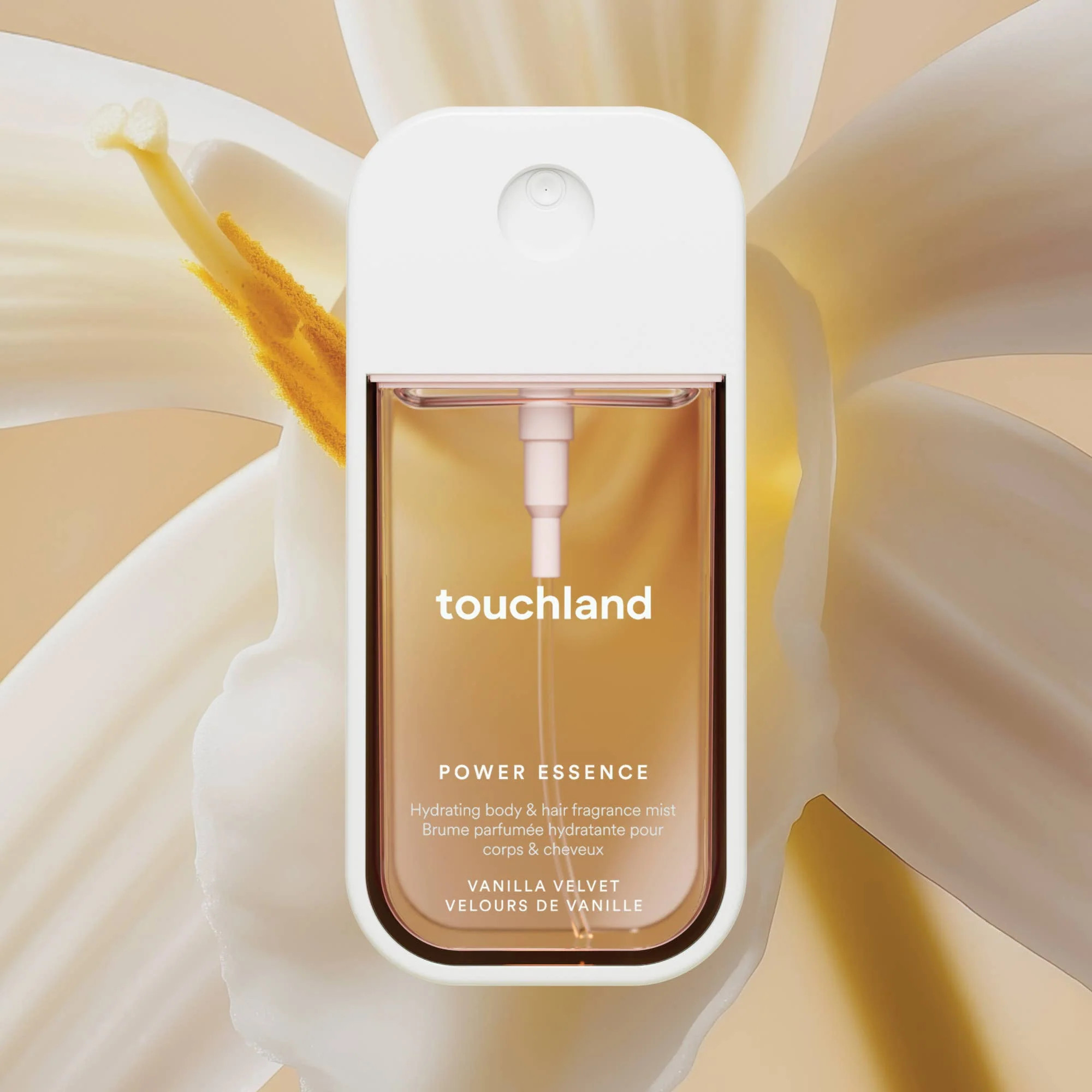 Touchland - Vanilla Velvet Power Essence Body & Hair Fragrance Mist | Southern Roots Clothing Co.