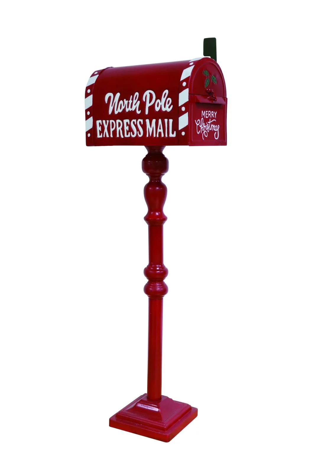 Holiday Time 38" Metal North Pole Express Mail Box | Walmart (US)