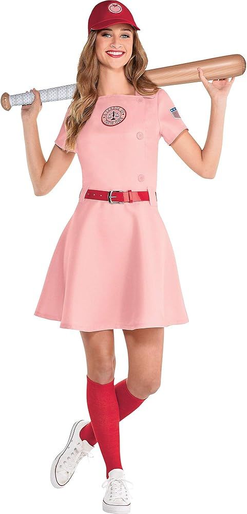 amscan Ladies A League of Their Own Rockford Peaches Costume | Amazon (US)