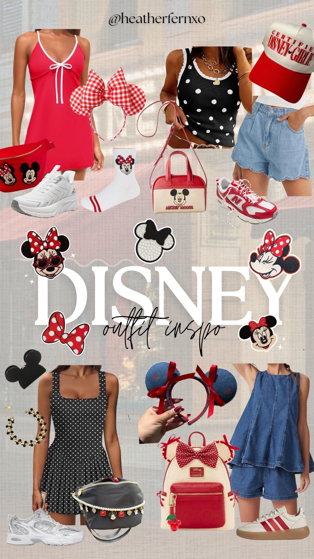 Disney Park Day Outfit Inspo 🐭❤️ Family Disney Vacation OOTD

#disney #disneyland #disneyworld #magickingdom #minniemouse #mouseears #polkadots #ears #disneyears #sneakers #parkday #travel #ootd #vacation #family #mom #women 

#LTKmomlife #LTKTravel #LTKootd