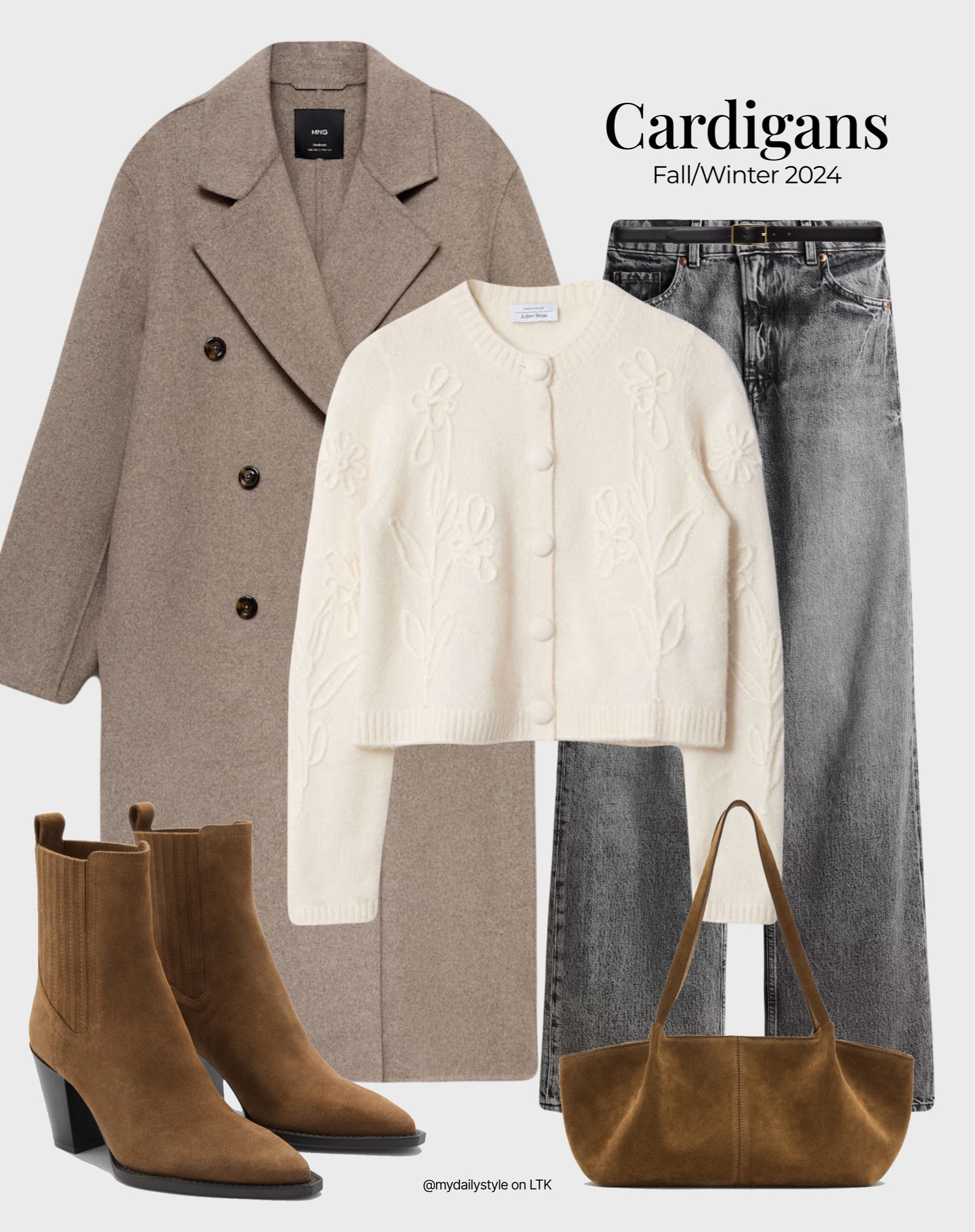 Styling white knit cardigan for fall/winter looks 🖤

Check out more styling ideas in my profile. 

Tags: knit cardigan, mohair cardigan, fall style, pre-fall, winter style, winter outfit, winter look, autumn style, fall outfit, autumn outfit, fall fashion, autumn fashion, easy styling, simple everyday look, chic & basic outfit, Parisian look, casual outfit, capsule wardrobe, office look, brunch style, high street. 

#LTKbag #LTKautumn #LTKwinter