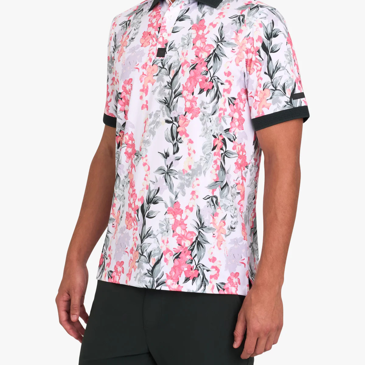 Ridge Performance Polo - Lei'd - Brilliant White | Bad Birdie Golf