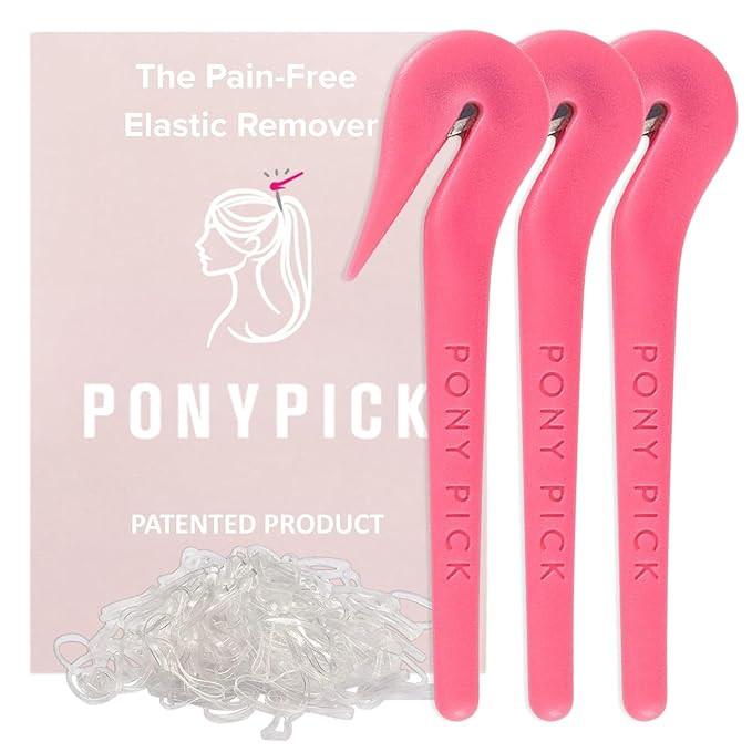 THE PONY PICK Hair Elastic Rubber Bands Cutter Tool – Easy To Use, Pain Free, No Hair Damage ... | Amazon (US)