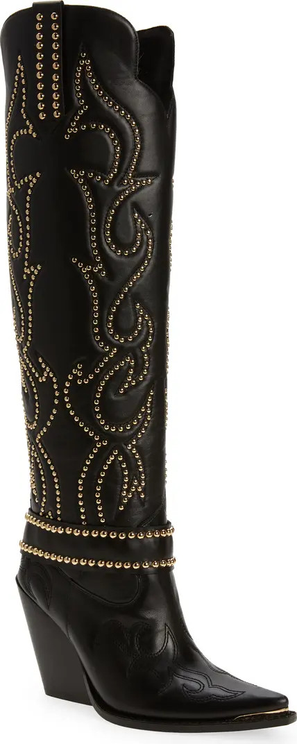 Amigos Studded Western Over the Knee Boot | Nordstrom